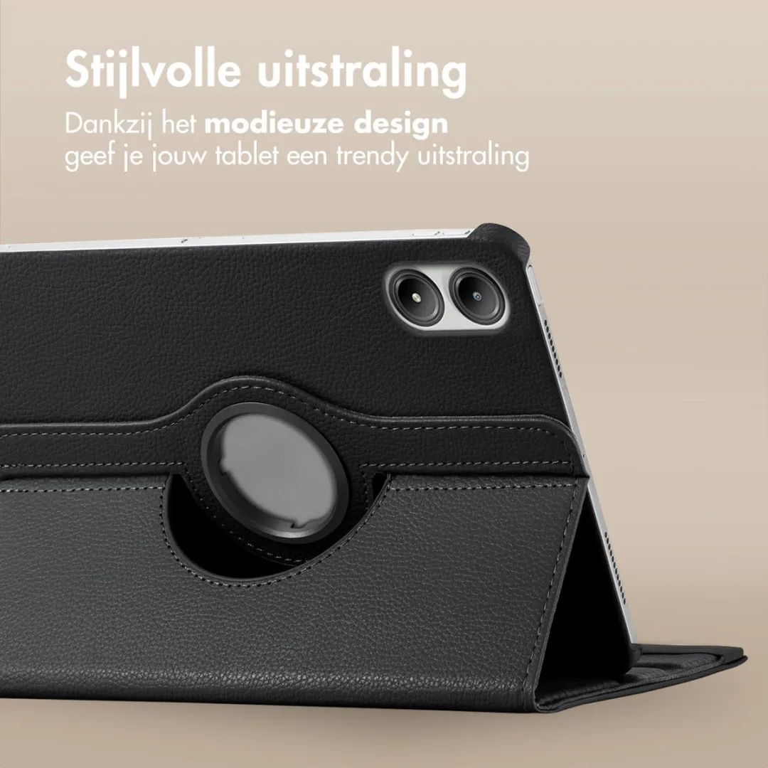 Imoshion SH00076238 Tablethoes - Xiaomi Redmi Pad Pro 12.1" - 360° Draaibare Bookcase - Zwart