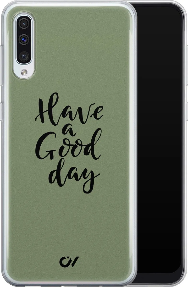 Casevibes Hoesje Samsung Galaxy A50 - Groen - S/A50/UV/042