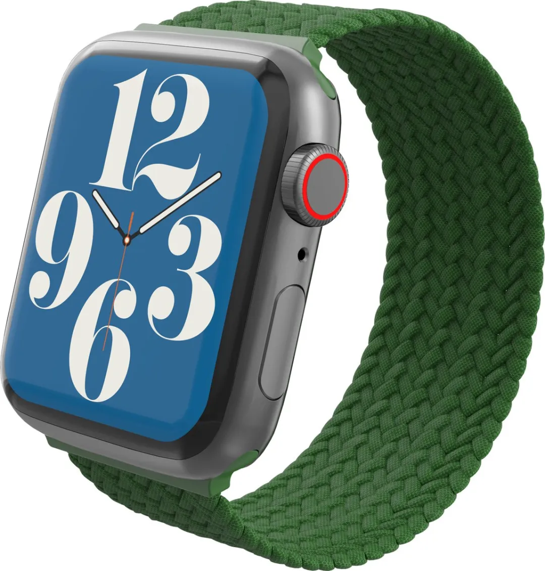Gear4 Braided Nylon Horlogeband - Apple Watch 38-45mm - Groen