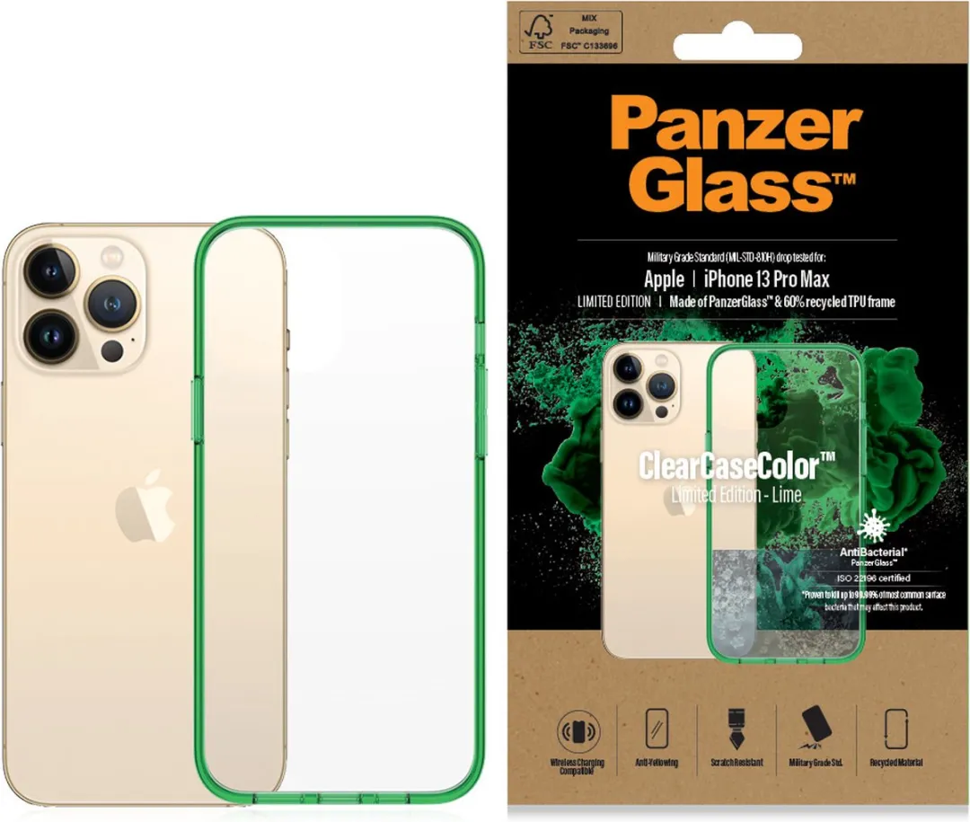 PanzerGlass PZ-0344 Hoesje - Apple iPhone 13 Pro Max - Groen - afbeelding 6 van 6