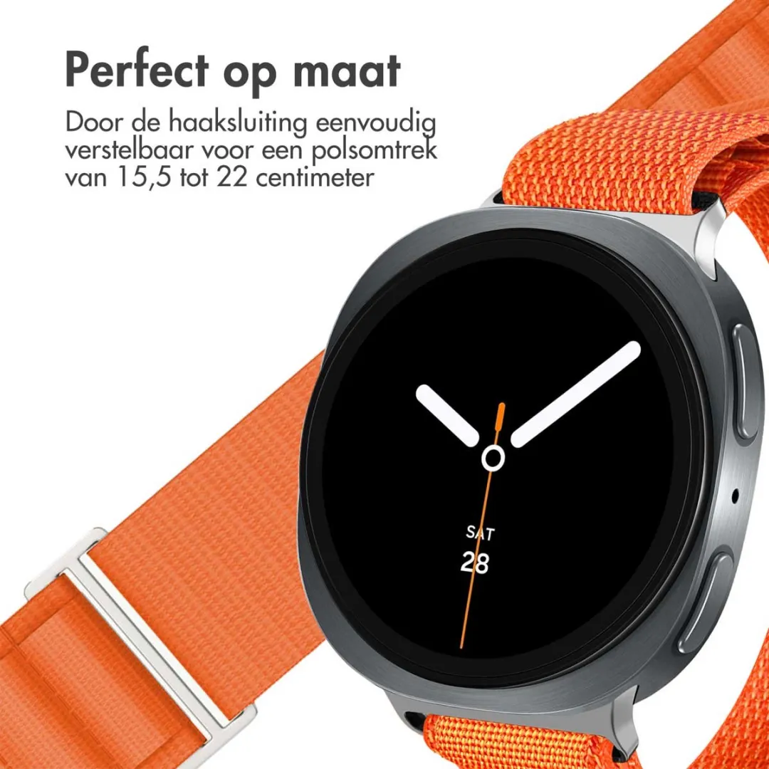 Imoshion Nylon Bandje - Samsung Galaxy Watch 8/Classic - Oranje
