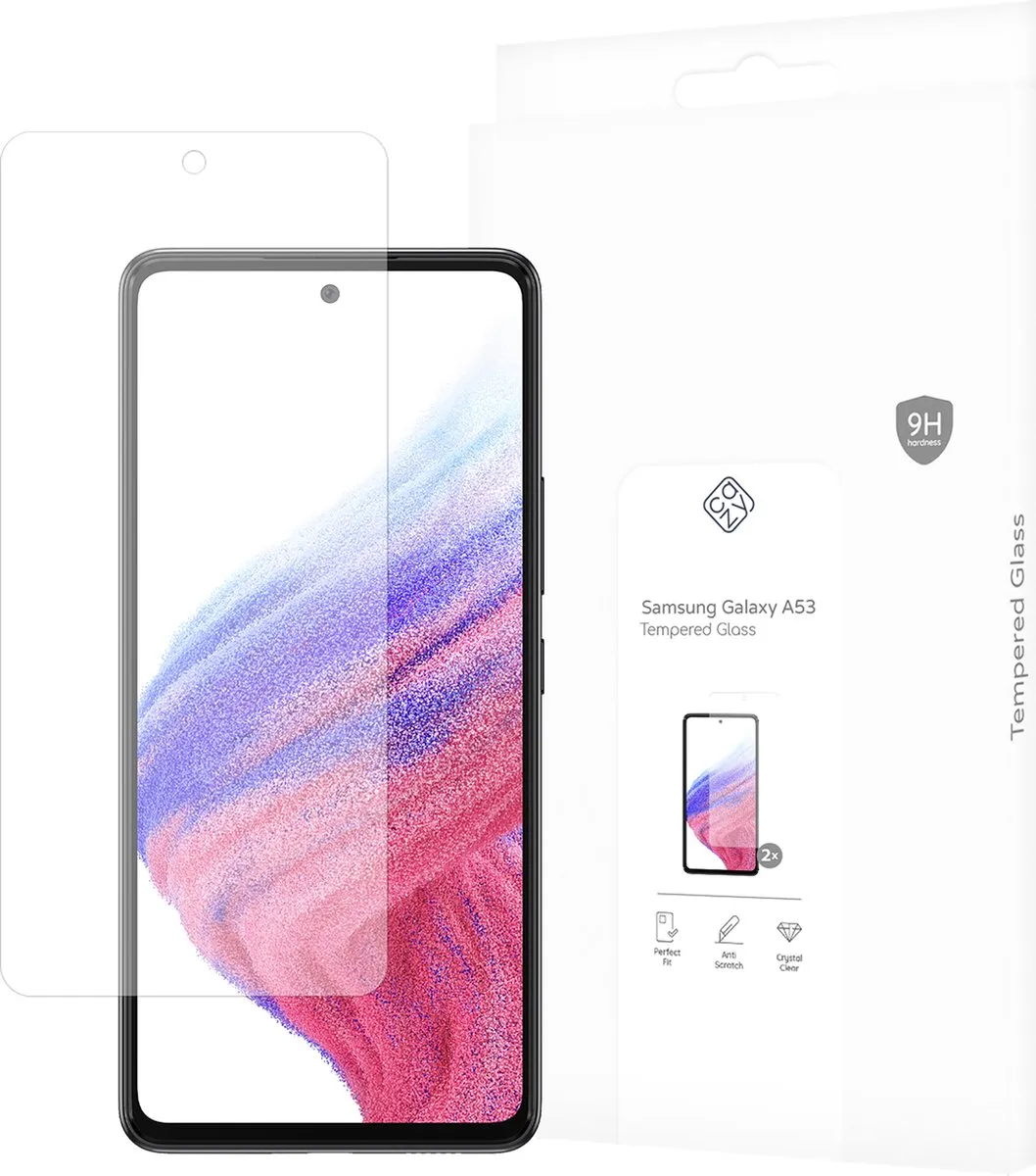 Just in Case Cazy Screenprotector Samsung Galaxy A53 - 2 Stuks