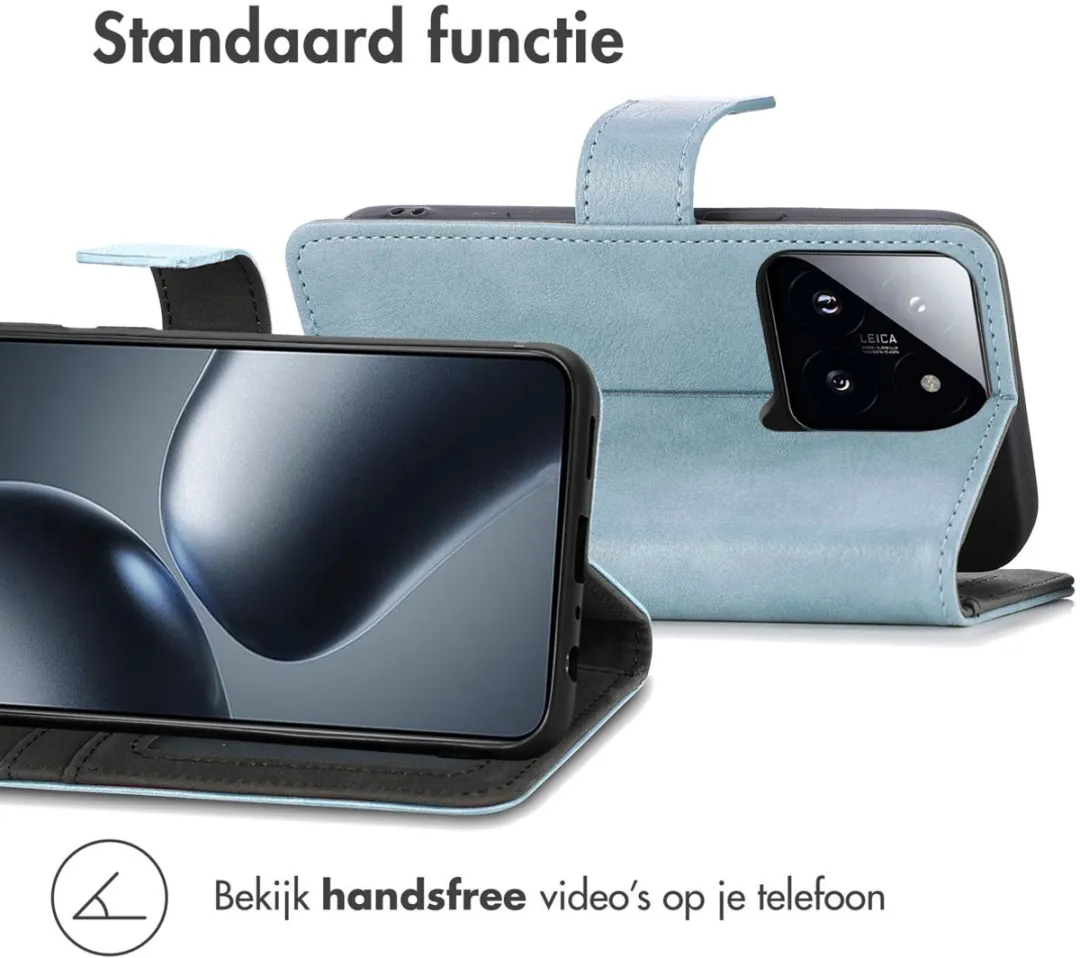 Imoshion Hoesje Xiaomi 14T Pro 3 Pasjes - Lichtblauw