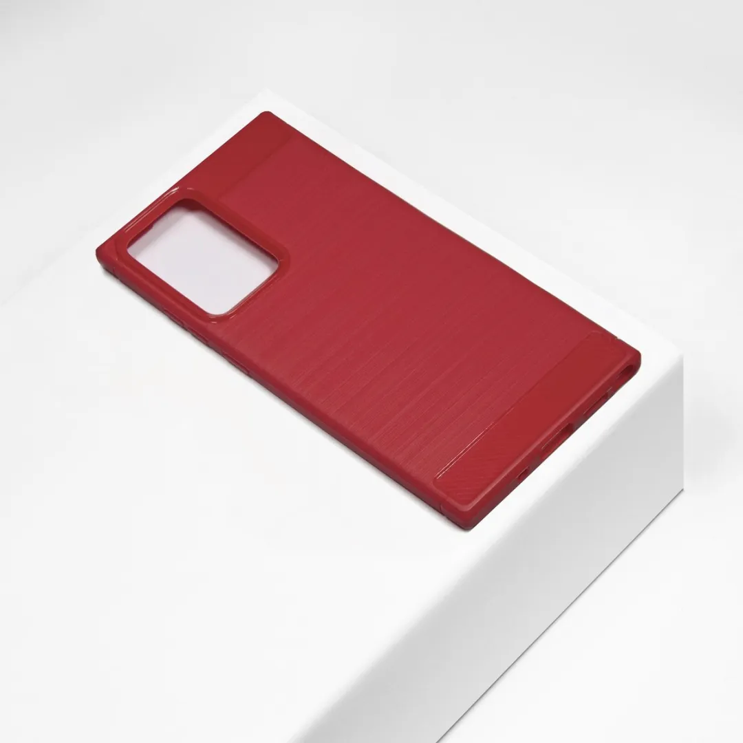 BMAX Carbon Soft Case Samsung Galaxy Note20 Ultra - Rood