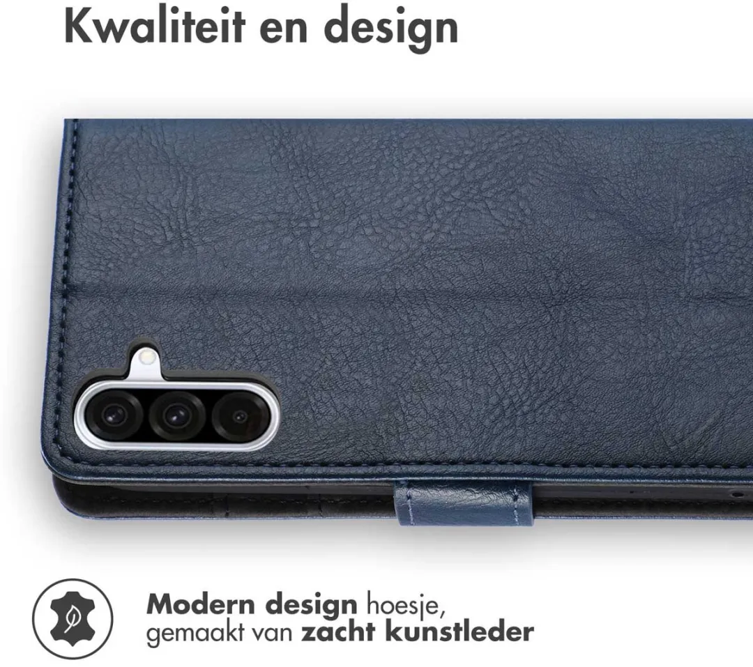 Imoshion Hoesje Samsung Galaxy A36 - 3 Pasjes - Donkerblauw