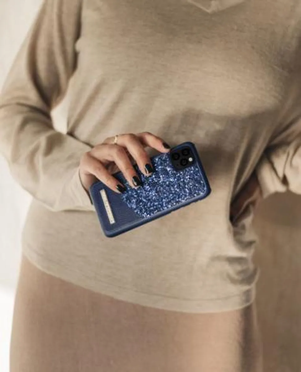 iDeal of Sweden Fashion Case Glimmer iPhone 11 Pro/XS/X - Sapphire - afbeelding 3 van 6
