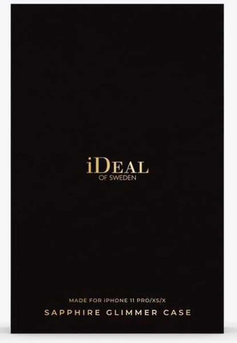 iDeal of Sweden Fashion Case Glimmer iPhone 11 Pro/XS/X - Sapphire - afbeelding 2 van 6