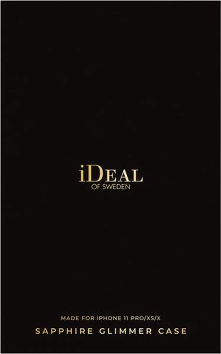 iDeal of Sweden Fashion Case Glimmer iPhone 11 Pro/XS/X - Sapphire - afbeelding 6 van 6
