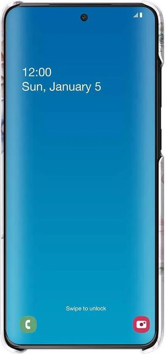 iDeal of Sweden Samsung Galaxy S20 Plus Hoesje Floral Romance - mpn-7340196200017 - Wit/Blauw/Roz - afbeelding 4 van 6