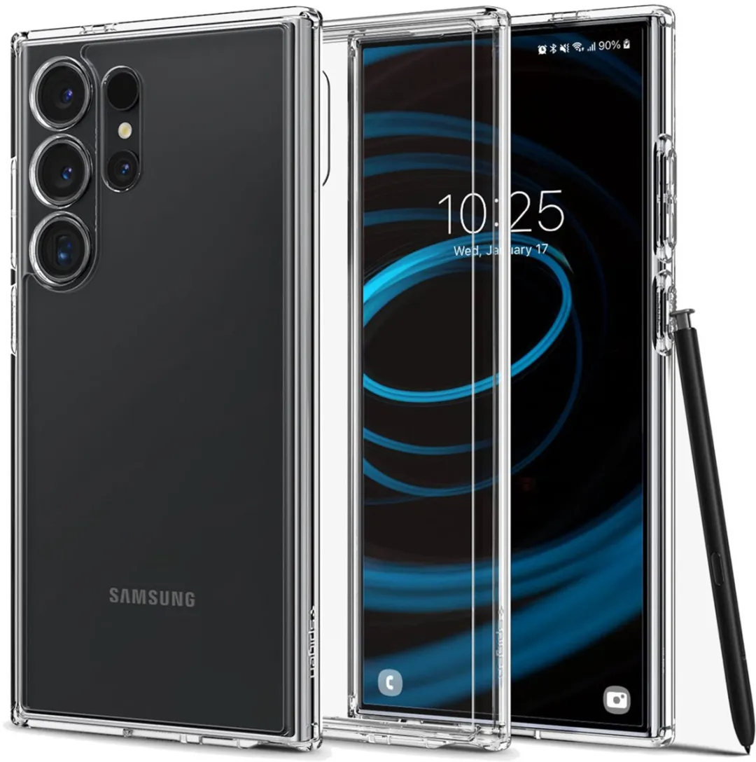 Spigen Ultra Hybrid ACS07292 Hoesje - Samsung Galaxy S24 Ultra - Transparant