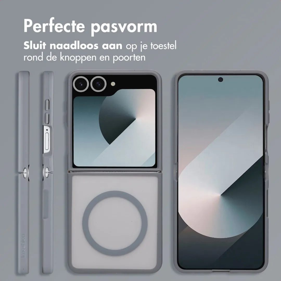 Imoshion Hoesje Samsung Galaxy Z Flip 7 - Grijs MagSafe - afbeelding 6 van 6