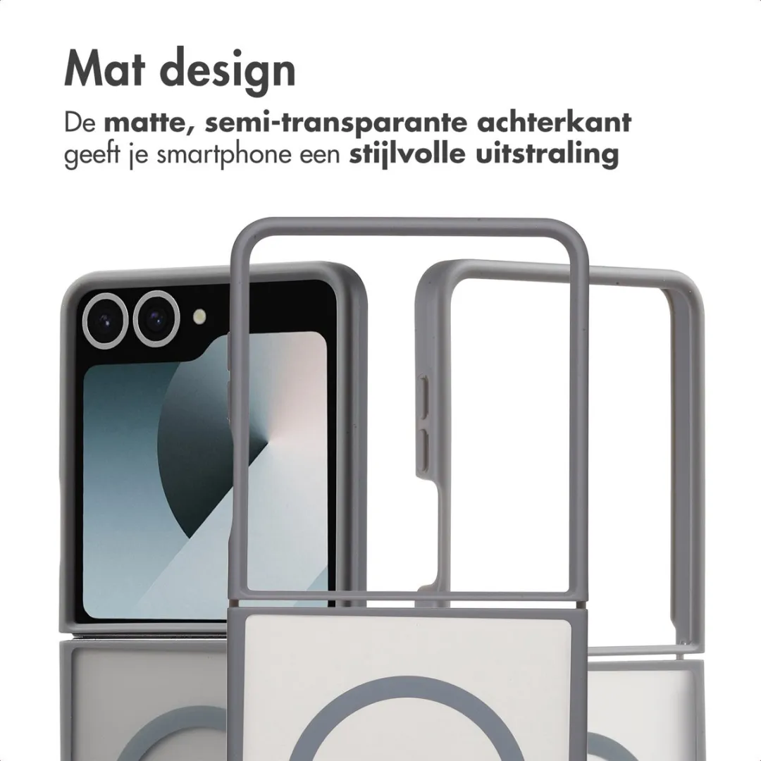 Imoshion Hoesje Samsung Galaxy Z Flip 7 - Grijs MagSafe