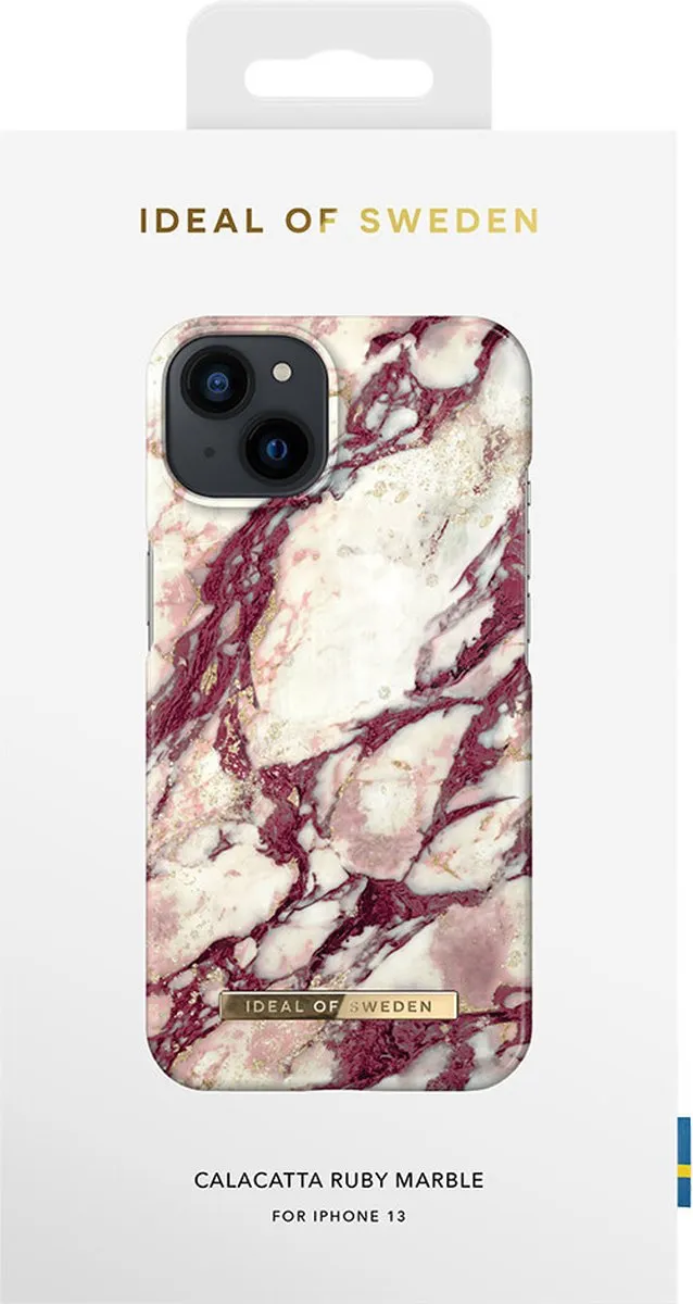 iDeal of Sweden iPhone 13 Backcover - Calacatta Ruby Marble - MagSafe