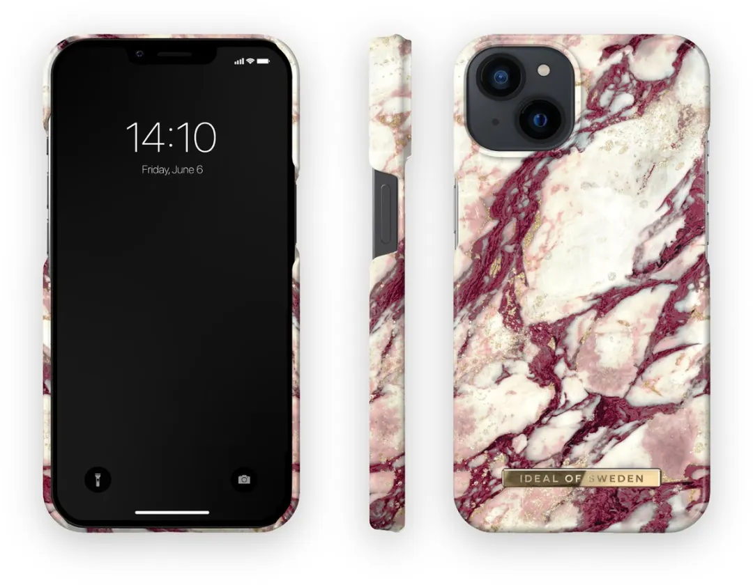iDeal of Sweden iPhone 13 Backcover - Calacatta Ruby Marble - MagSafe