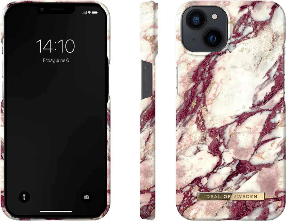 iDeal of Sweden iPhone 13 Backcover - Calacatta Ruby Marble - MagSafe