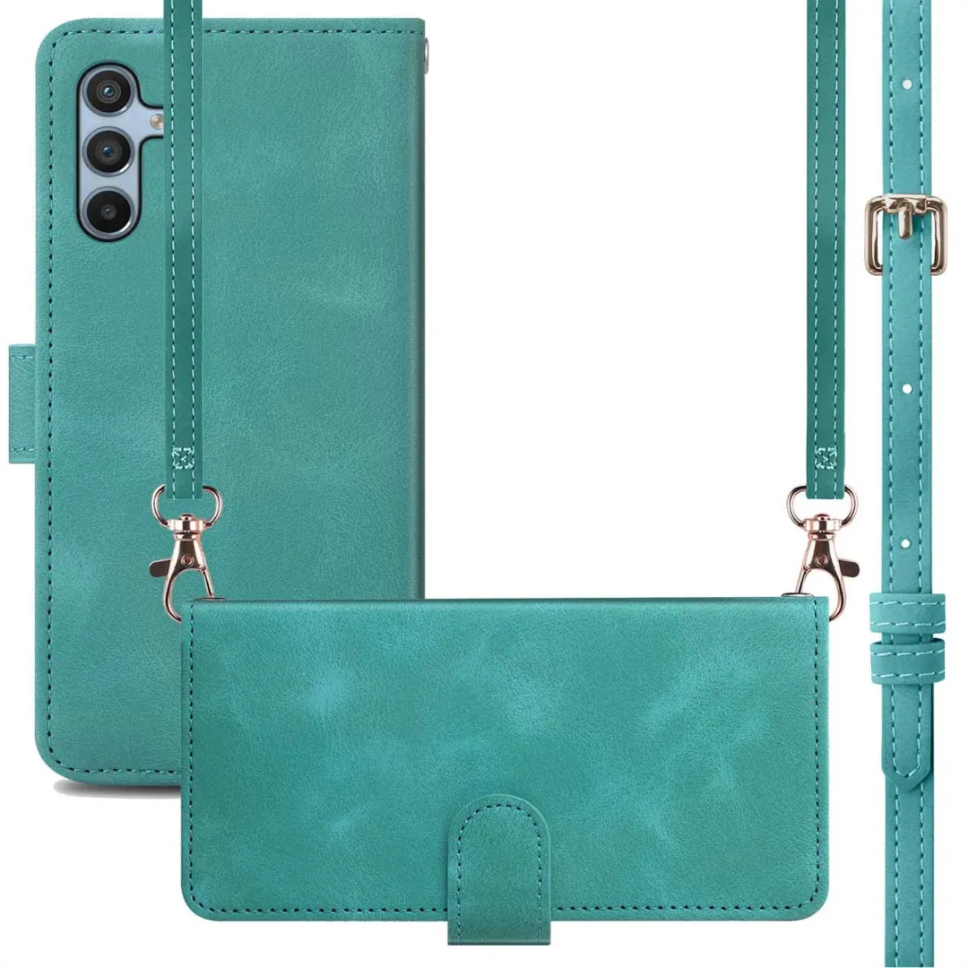 Imoshion Bookcase Hoesje Samsung Galaxy A34 5G - 3 Pasjes - Turquoise