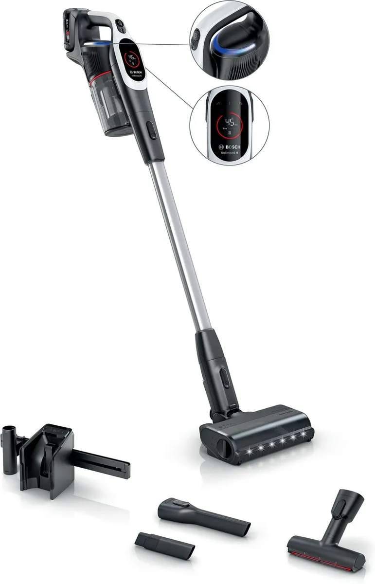 Bosch Unlimited 9 BBS931WBA Steelstofzuiger