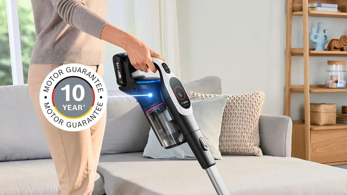 Bosch Unlimited 9 BBS931WBA Steelstofzuiger - Wit