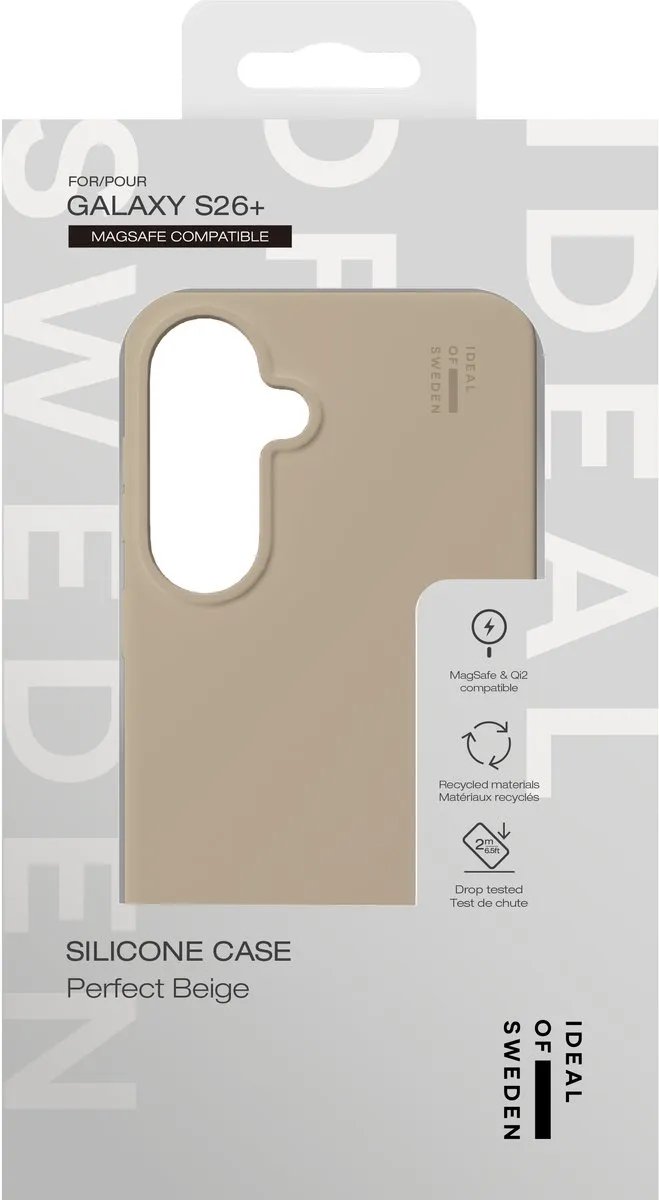 iDeal of Sweden Silicone Hoesje S26 Plus - Beige - MagSafe