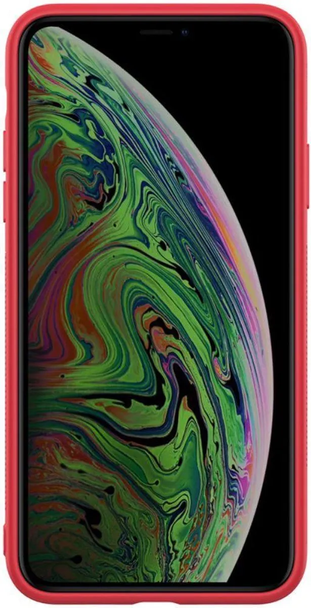 Nillkin Textured Hybride iPhone 11 Pro Hoesje - Rood - afbeelding 4 van 6