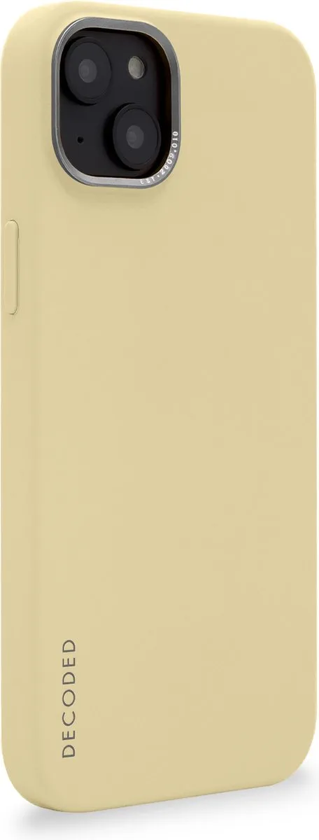 Decoded D23IPO14BCS9SN Siliconen Back Cover iPhone 14/13 - Licht Geel