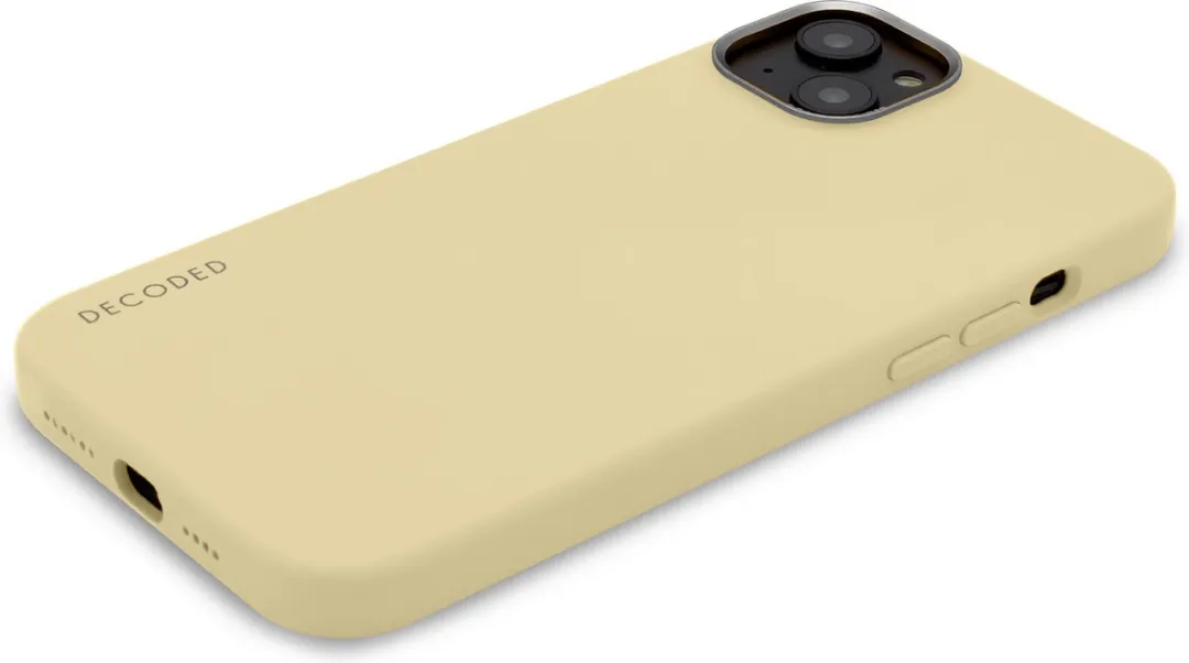 Decoded D23IPO14BCS9SN Siliconen Back Cover iPhone 14/13 - Licht Geel