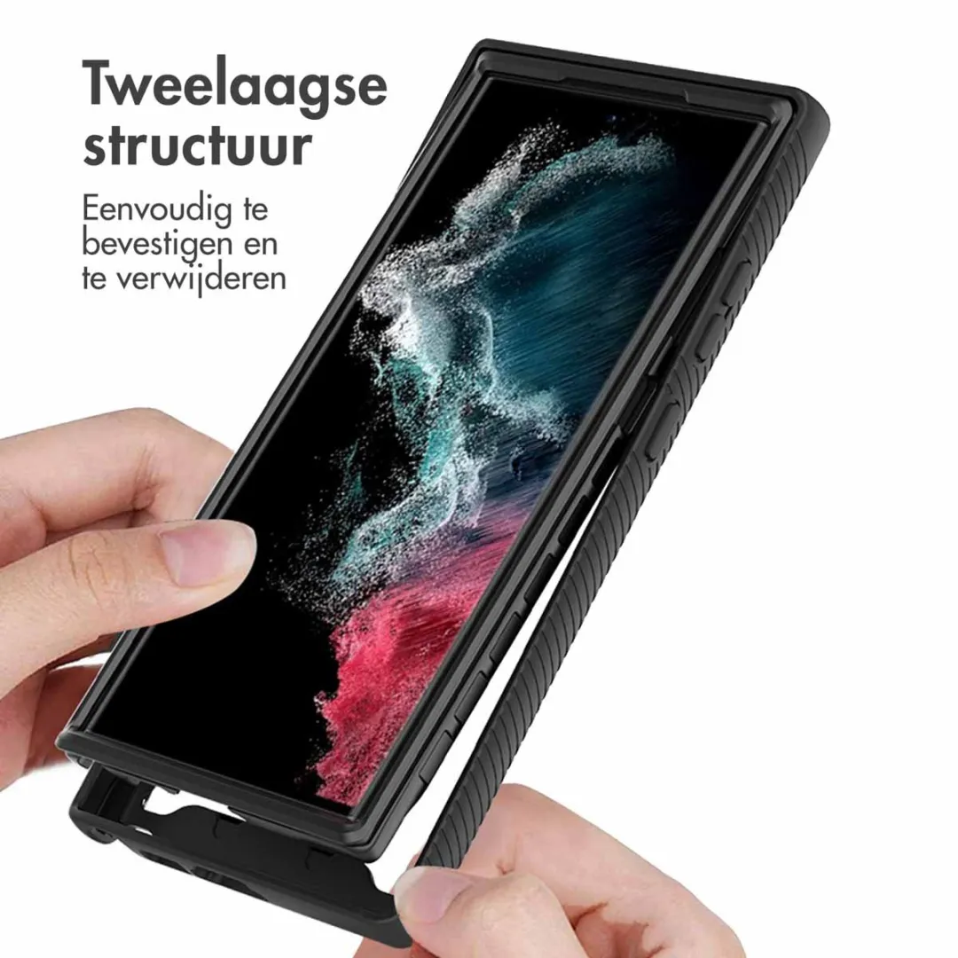 Imoshion Hoesje Samsung Galaxy S23 Ultra - 360° Beschermend - Zwart