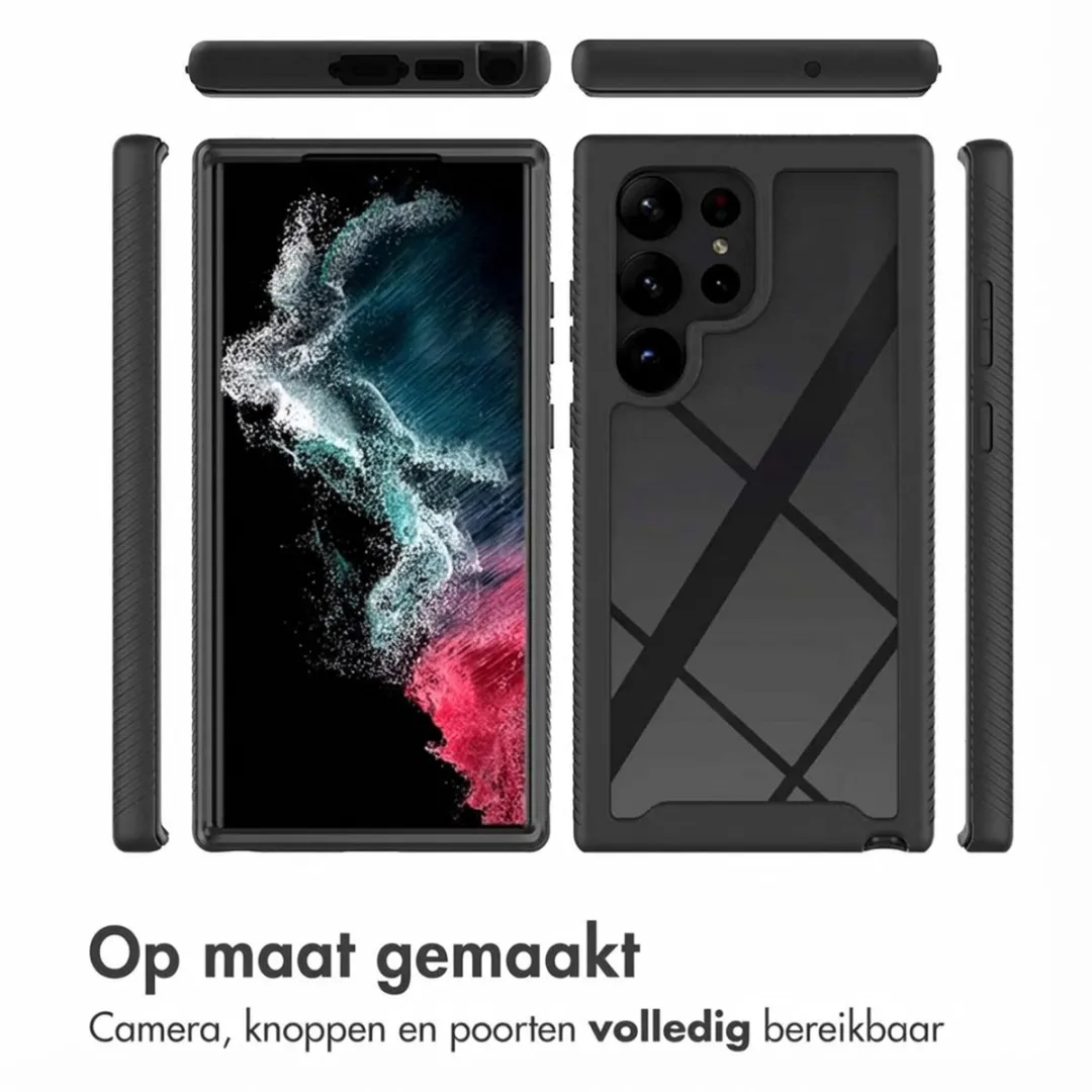 Imoshion Hoesje Samsung Galaxy S23 Ultra - 360° Beschermend - Zwart