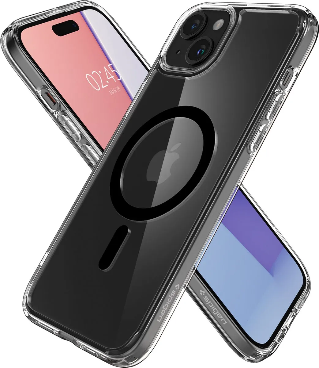 Spigen Ultra Hybrid Magfit ACS06661 Hoesje - iPhone 15 Plus - Zwart