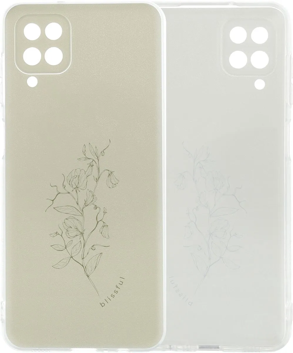 Imoshion Hoesje Samsung Galaxy A12 Floral Green