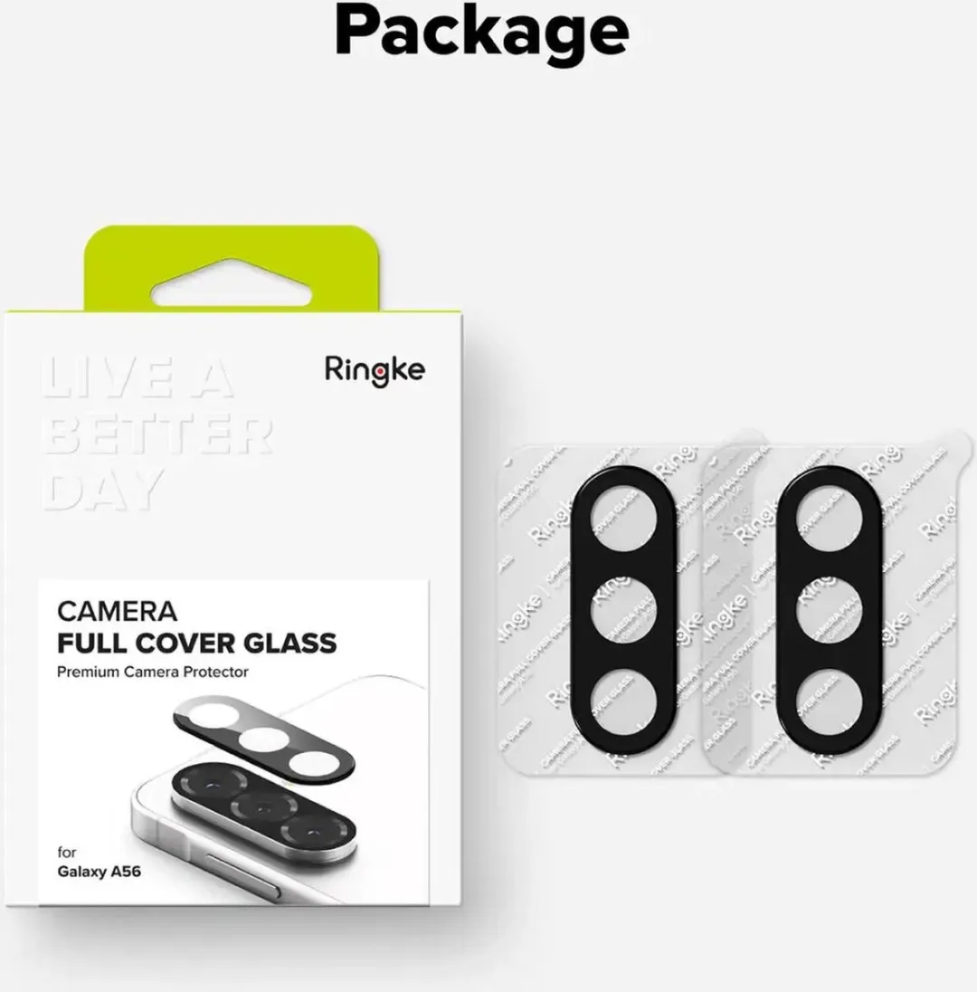 Ringke Full Cover Glas Samsung Galaxy A56 - 2 Stuks