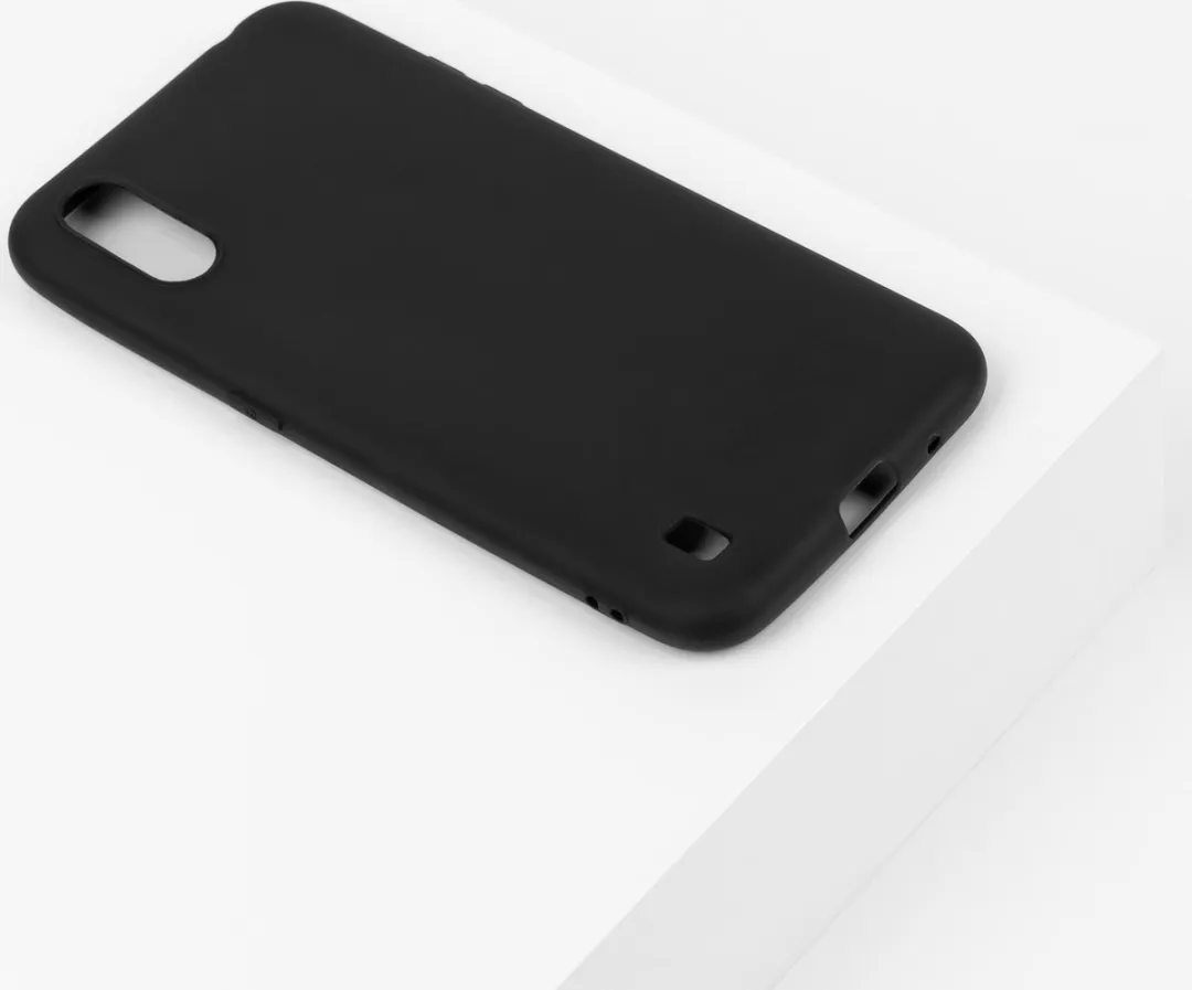 BMAX Essential Hoesje Samsung Galaxy A01 - Zwart