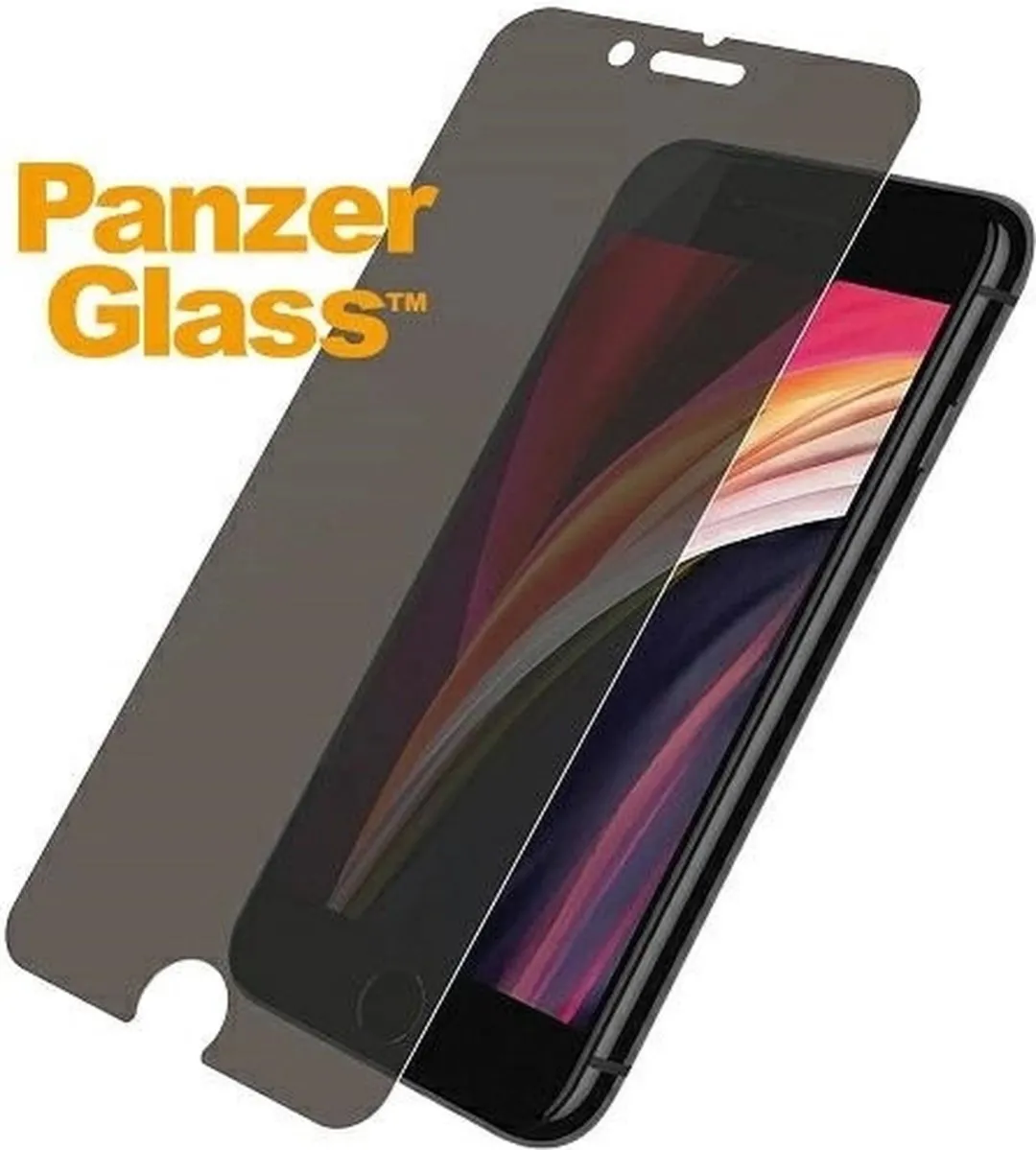 PanzerGlass P2684 Privacy Screenprotector - iPhone SE (2020)/8/7/6 - Zwart