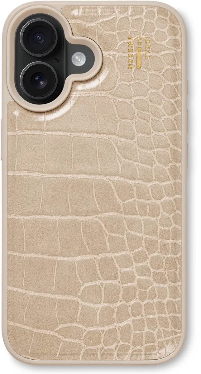 iDeal of Sweden iPhone 16 Vegan Leather Backcover