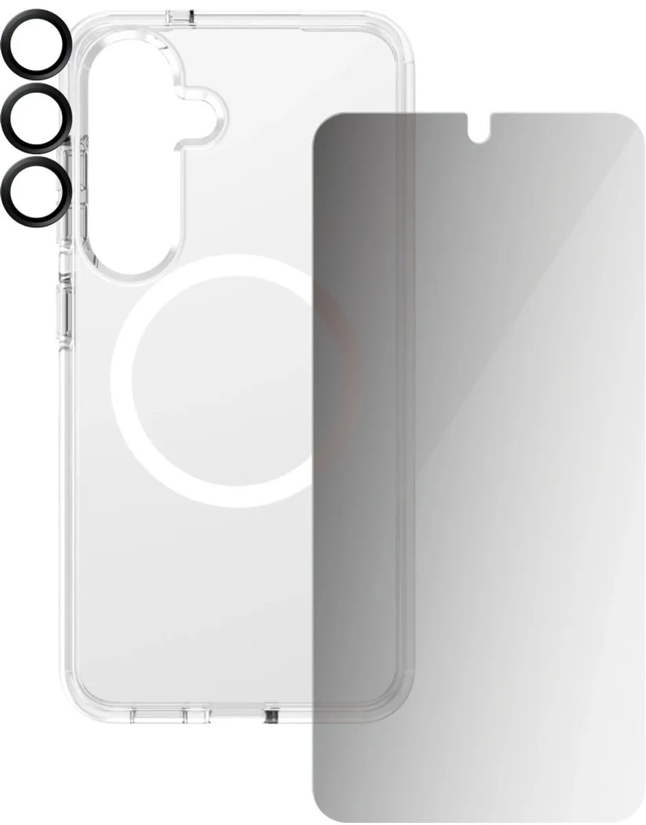 PanzerGlass Beschermset Galaxy S25 3-in-1 - Zwart - afbeelding 6 van 6