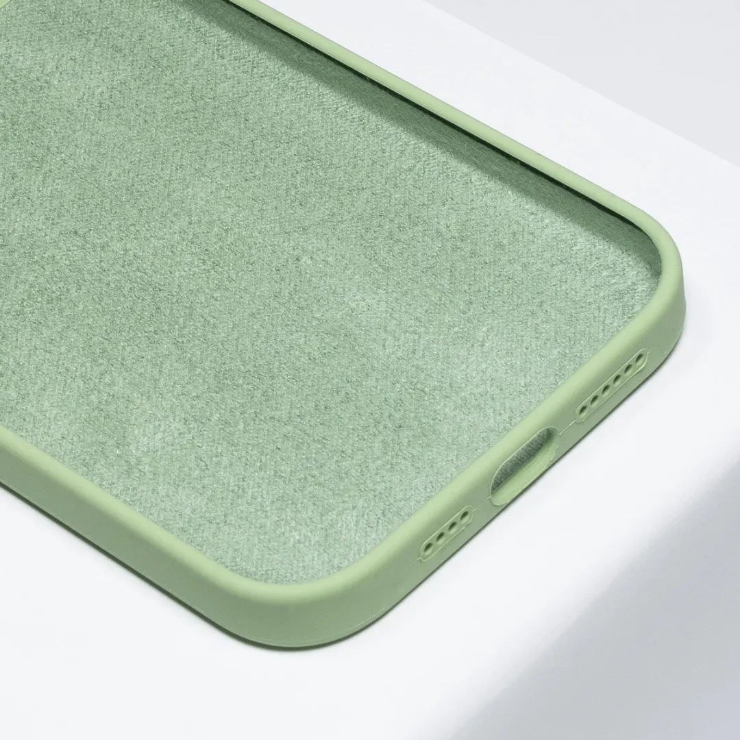 BMAX Siliconen Hoesje iPhone 12 Pro Max - Mintgroen