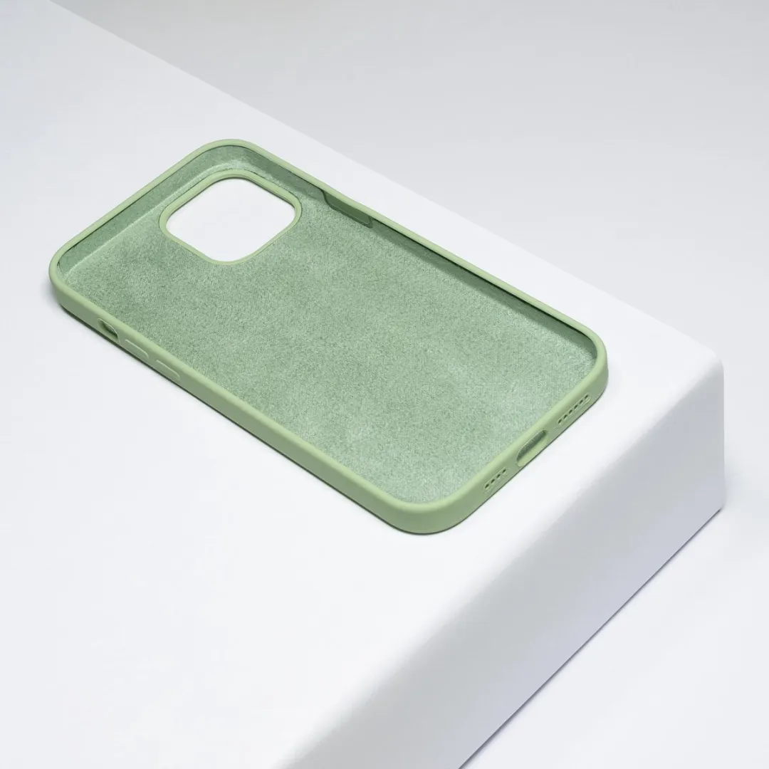 BMAX Siliconen Hoesje iPhone 12 Pro Max - Mintgroen