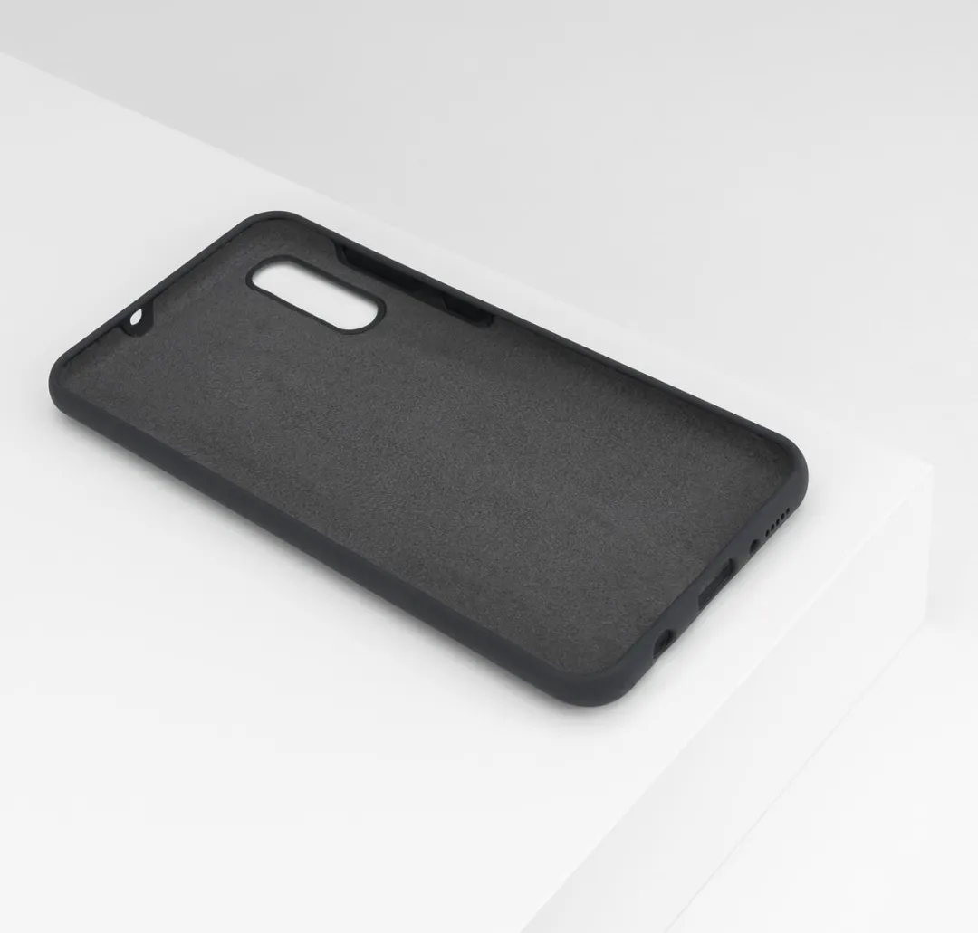 BMAX Siliconen Hoesje Samsung Galaxy A70 - Antraciet