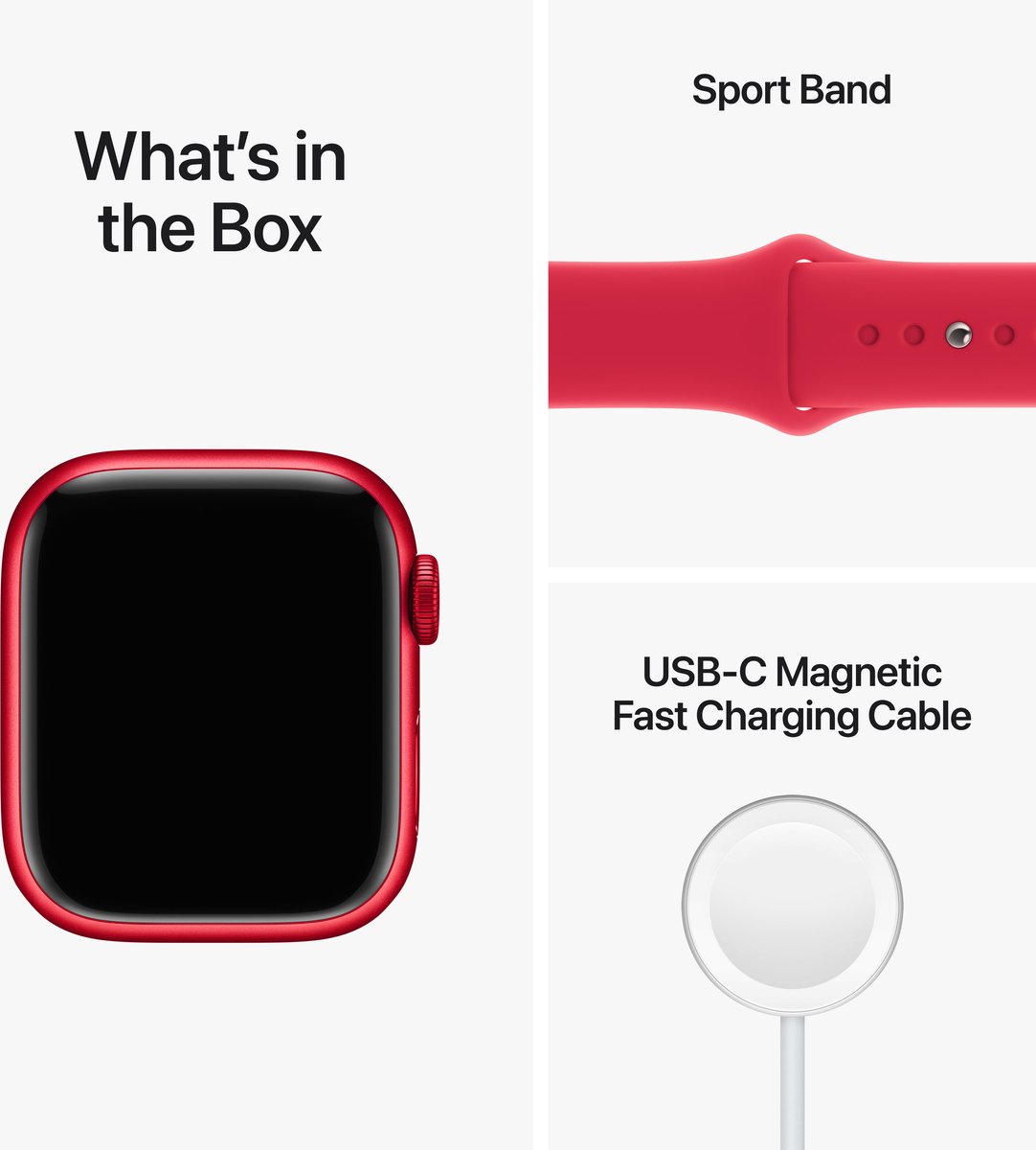 Apple Watch Series 8 - 4G - 45mm - Rood Aluminium
