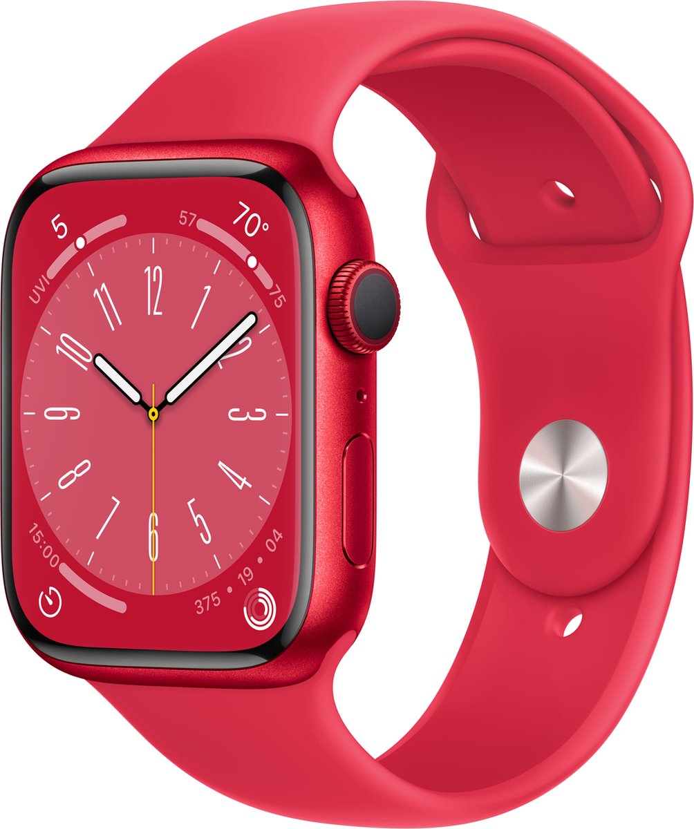 Apple Watch Series 8 - 4G - 45mm - Rood Aluminium