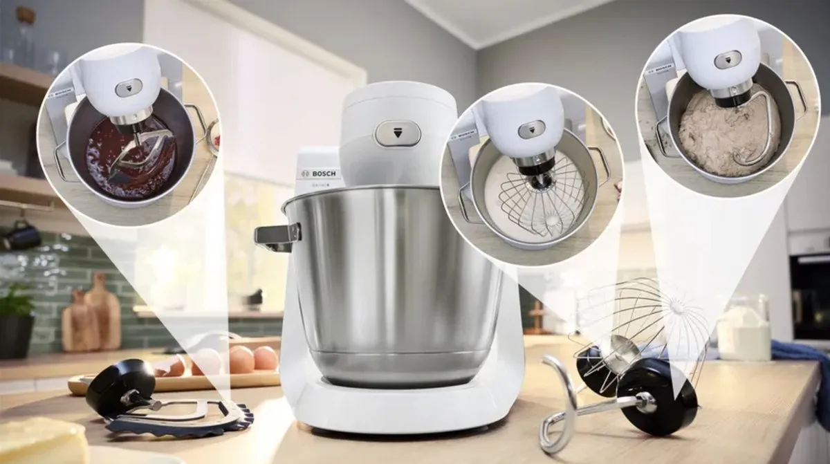 Bosch MUM Serie 6 MUMS6EW22 Keukenmachine 1600W - 5,5L Wit/RVS