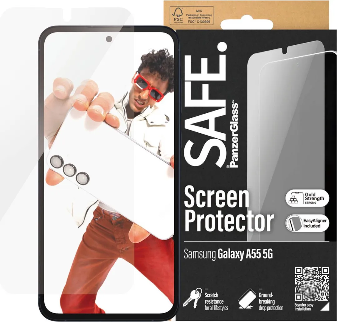 PanzerGlass SAFE95687 Screenprotector Samsung Galaxy A55 - Case Friendly