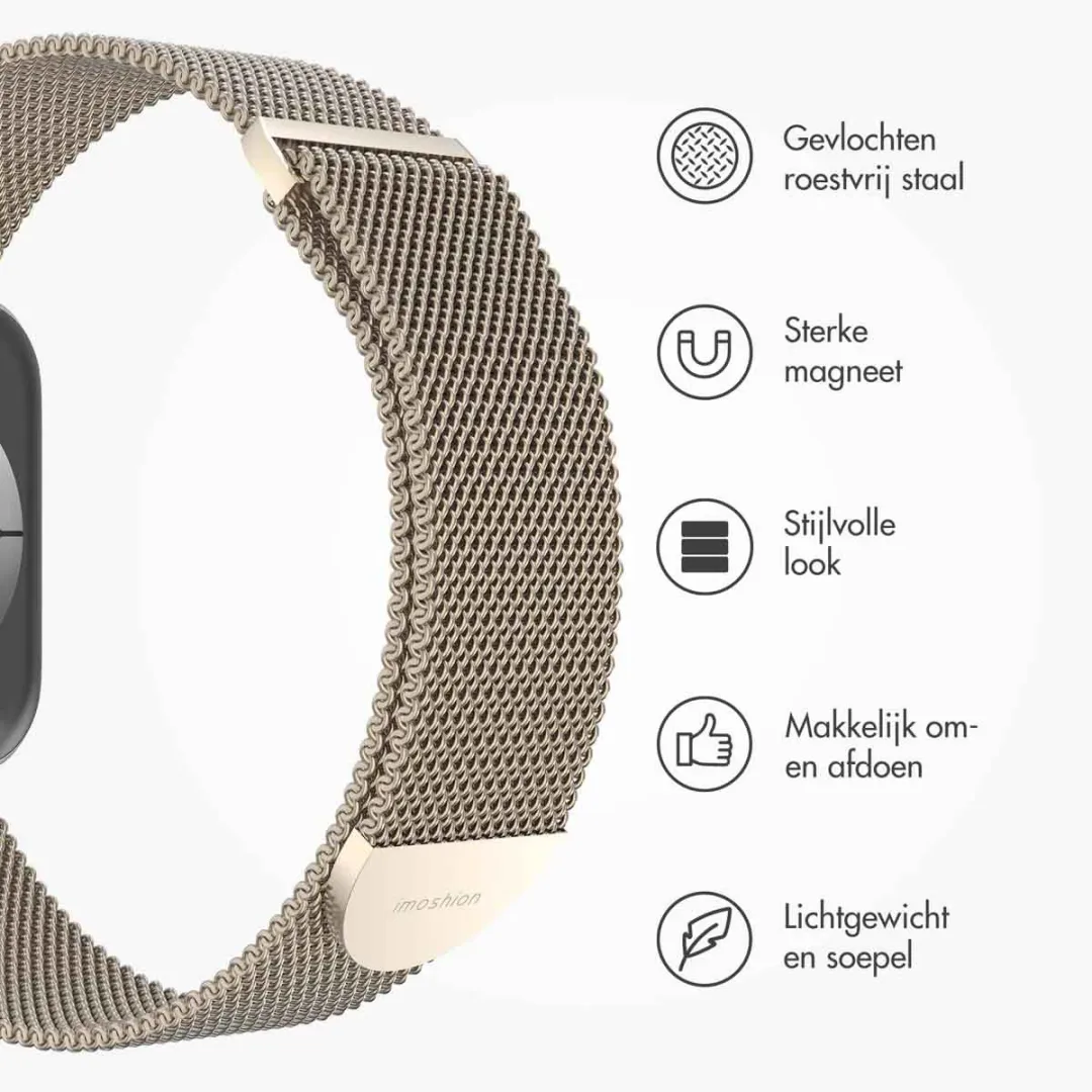 Imoshion Magnetisch Bandje Apple Watch 38-42mm - Goud