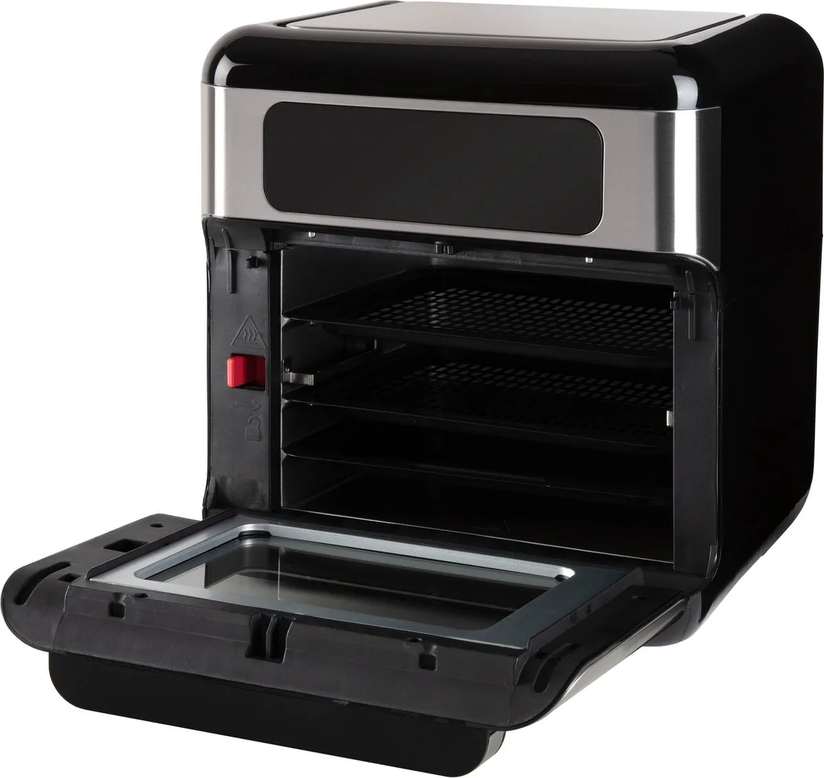 Inventum GF1200HLD Airfryer Oven 12L - 8 Programma's - 1500W - Zwart/Zilver