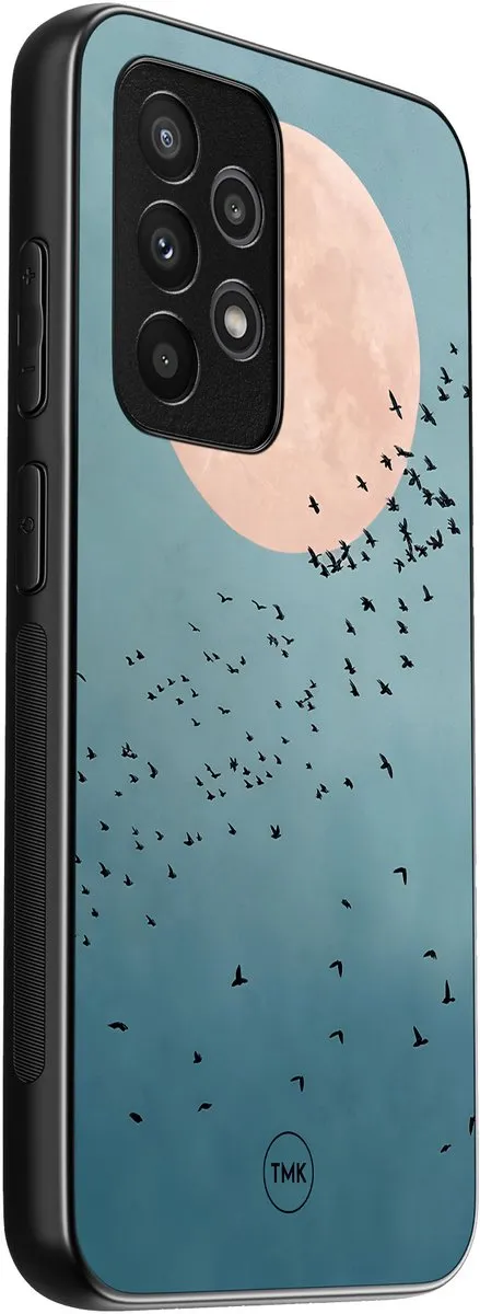 Casevibes Hoesje Samsung Galaxy A52 5G - Blauw Moon Birds