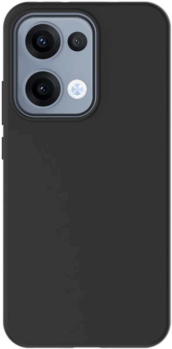 Just in Case Cazy Oppo Reno13 Hoesje Siliconen - Zwart