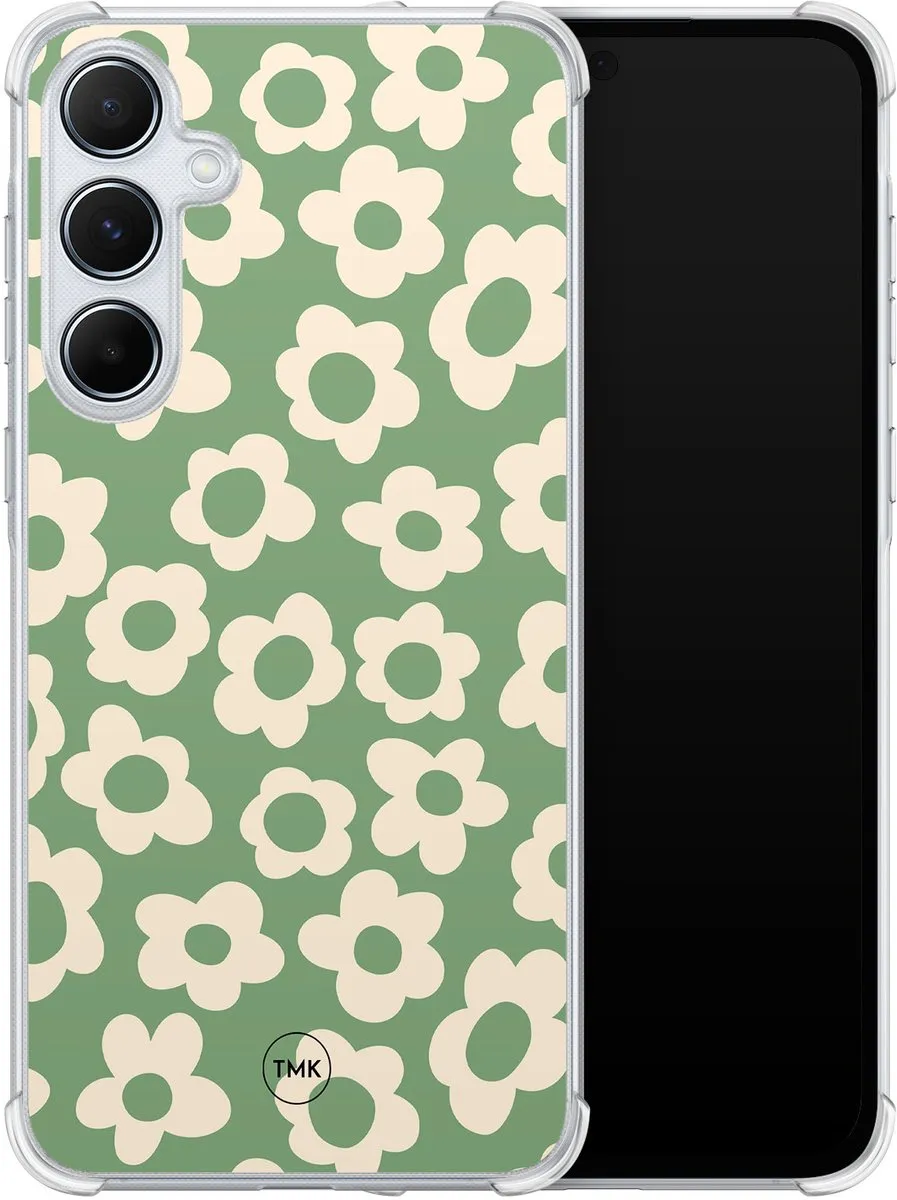 Casevibes Shockproof Hoesje Samsung Galaxy A55 - Groen - S/A55/S/028