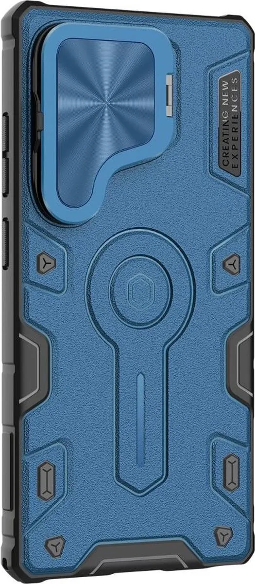 Nillkin CamShield Armor Prop Magnetic Hoesje - Samsung Galaxy S25 Ultra - Blauw