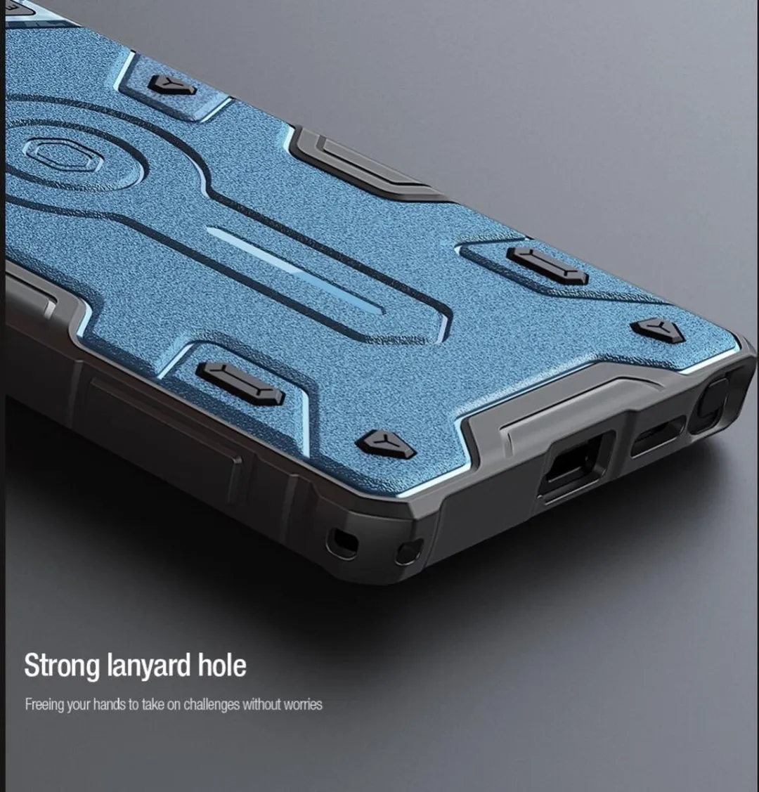 Nillkin CamShield Armor Prop Magnetic Hoesje - Samsung Galaxy S25 Ultra - Blauw