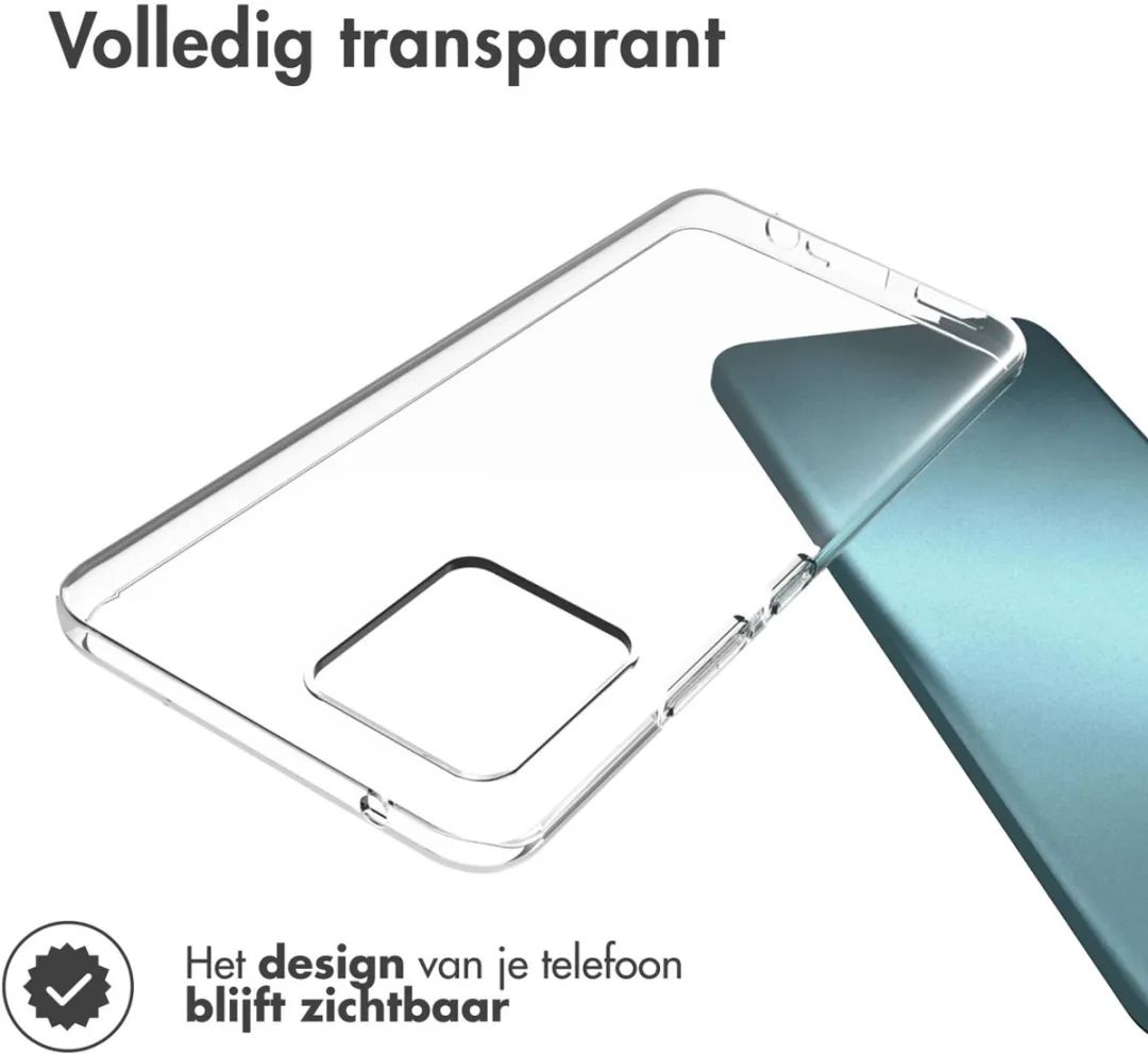 Accezz Hoesje Motorola Moto G72 - Transparant